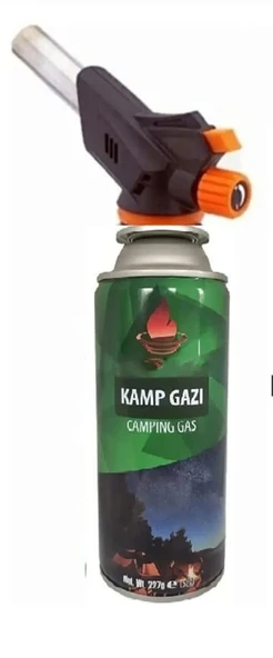 chermik Kamp Gazı Kartuşu 227gr ve pürmüz başlıklı