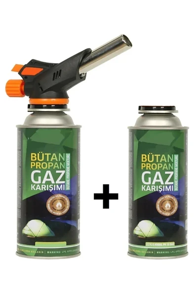 Chermik Pürmüz Başlığı 2 Adet 227 gr Yedek Tüplü Gaz Set