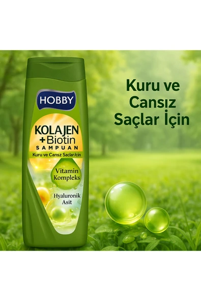 Hobby Şampuan Vitamin & Hyaluronik 480ml