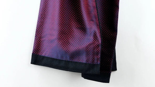 Erkek Lacivert Beyaz Çizgi Fosfor Saten İnce Kaşmir Dokulu Yumuşak Kışlık Yeni Nesil Fular Atkı - 11