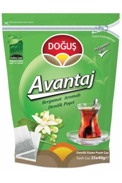 Doğuş Avantaj Bergamot Aroma 25X40 gr X2 Paket
