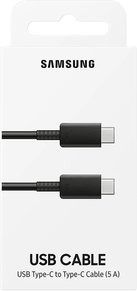 Samsung 5A TypeC Kablo (C to C) EP-DN975, Siyah (Samsung Türkiye Garantili) - 4