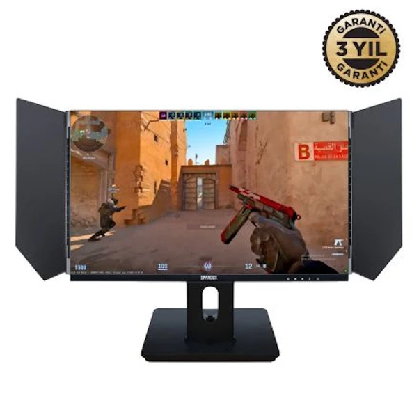 Spardox Gaming SG-24240P 24" 1ms GTG 240Hz IPS FullHD Pivot Pro Oyuncu Monitörü