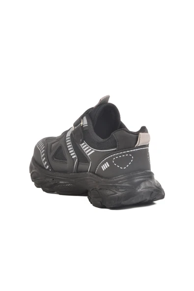 Almera Siyah Erkek Çocuk Spor Ayakkabı - 4