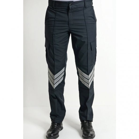 Özel Güvenlik Pantolonu Yeni Model Kargo Cepli Fosforlu