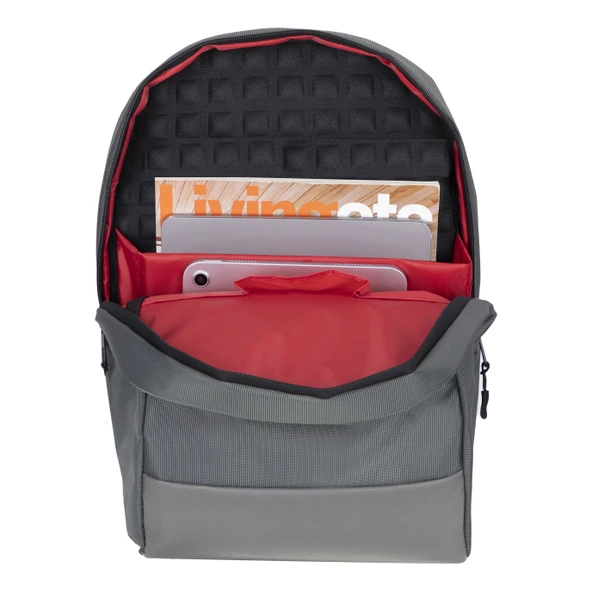 PLM PALMA 15.6" NOTEBOOK SIRT ÇANTASI GRİ - 6