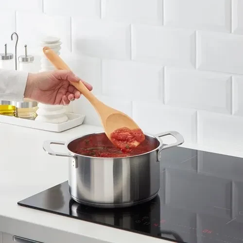 IKEA Rört Kayın Görünümlü Ahşap Tahta Köşeli Kaşık - 3