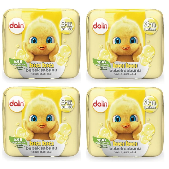 Dalin Klasik Katı Bebek Sabun 12 X 75 Gr