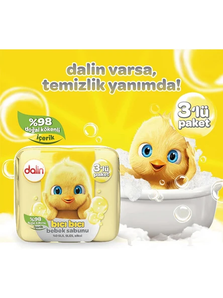 Dalin Klasik Katı Bebek Sabun 12 X 75 Gr - 3