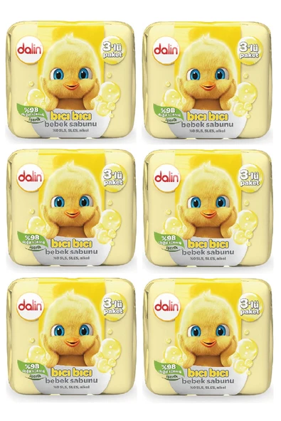 Dalin Klasik Katı Bebek Sabun 18 X 75 Gr