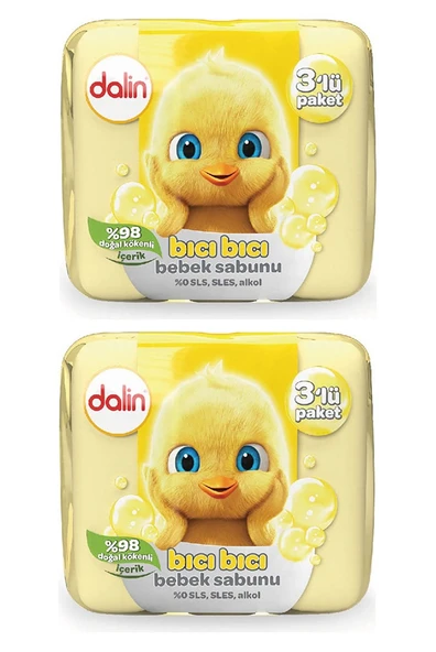 Dalin Klasik Katı Bebek Sabun 6 X 75 Gr