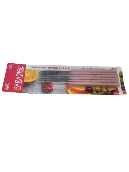 Kılıç Paradise Meyve Bıçağı 6'lı Set - Pembe - 2