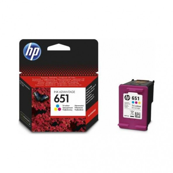 HP 651 Renkli Kartuş