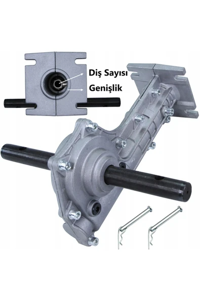 ABLACKS Tırpan Çapa Aparatı Gövdesi 26 MM 9 Diş ürün görseli