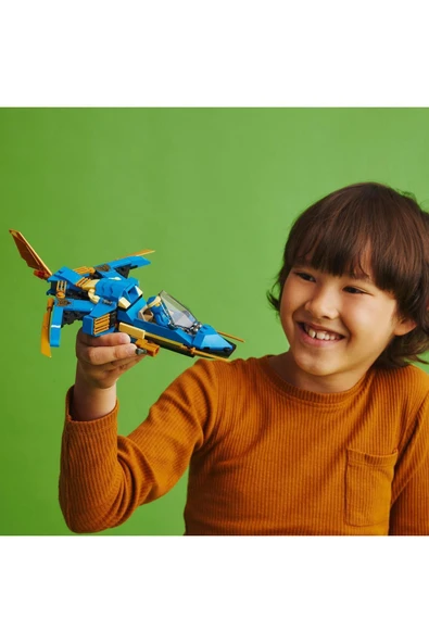 LEGO ® NINJAGO® Jay’in Yıldırım Jeti EVO 71784 - 7 Yaş ve Üzeri için Oyuncak Yapım Seti (146 Parça) - 8