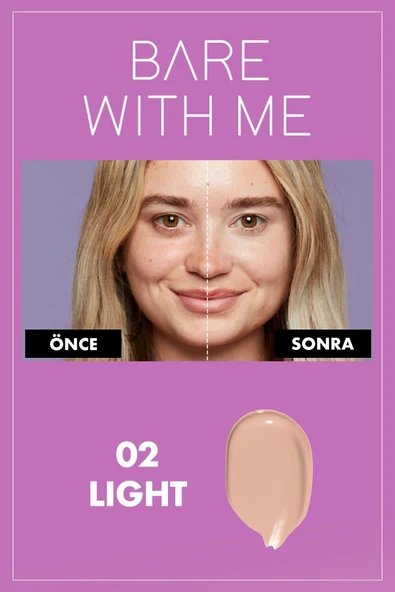 NYX PROFESSİONAL MAKEUP Bare With Me Kapatıcı Serum 02 Light Concealer - 5
