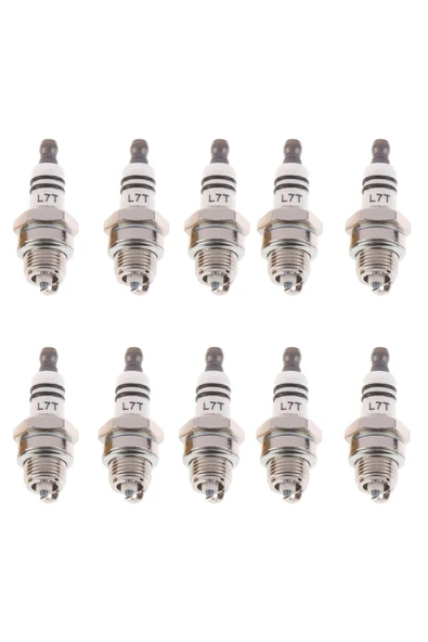 ABLACKS 10 Adet Kısa Paso Buji 2 Zamanlı Benzinli Motorlar İçin (Tırpan, Motorlu Testere) ürün görseli