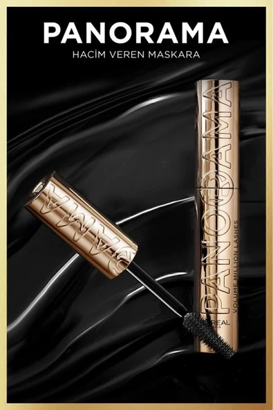 L'OREAL PARİS Panorama Hacim Veren Maskara Siyah - 7