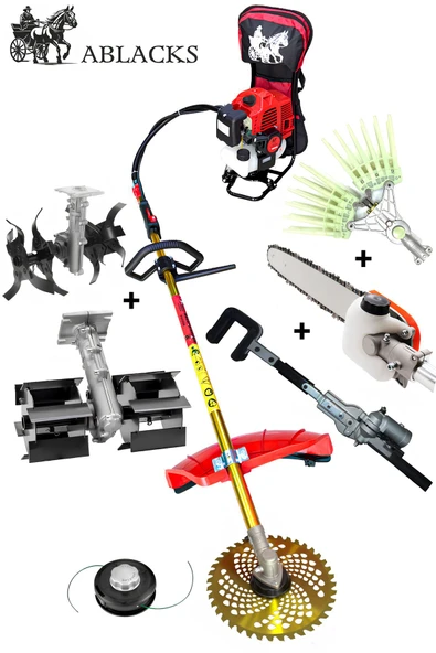ABLACKS Sırt Tırpan Tırnaklı Silkeleme Ağaç Silkeleme Dal Budama Paletli Çapa Akrep Çapa Aparatı ürün görseli