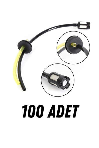 ABLACKS 100 Adet Çin Motorlu Tırpan Benzin Hortumu 21 MM 44