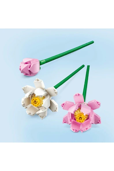 LEGO ® Botanicals Lotus Çiçekleri 40647 - 8+ Çiçek Model Yapım Seti (220 Pr) - 5