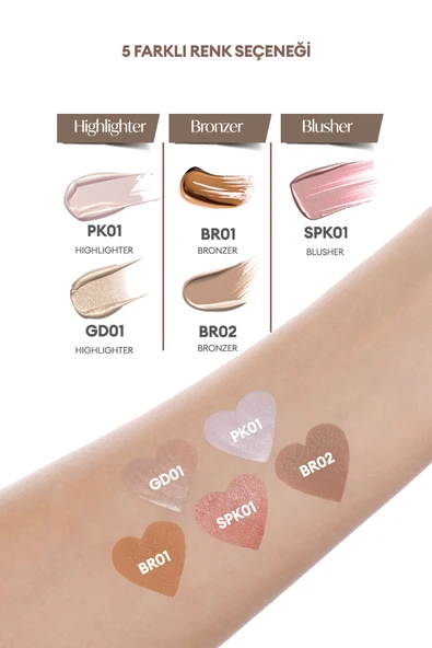 MİSSHA Meyve Kokulu, Nemlendirici, Sedefli, Kalıcı Sıvı Allık Juicy-pang Water Blusher Shimmer (SPK01) - 2