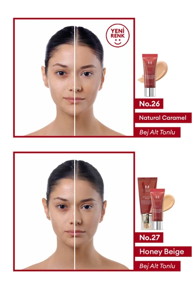MİSSHA Mükemmel Kapatıcılık Sunan Çok Fonksiyonlu M Perfect Cover BB Cream Ex SPF42/PA+++ No.21 (20ml) - 7