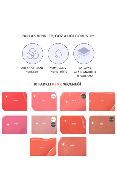 MİSSHA Meyve Kokulu, Nemlendirici, Doğal Görünümlü Sıvı Allık A'pıeu Juicy-pang Water Blusher (RD01) - 3