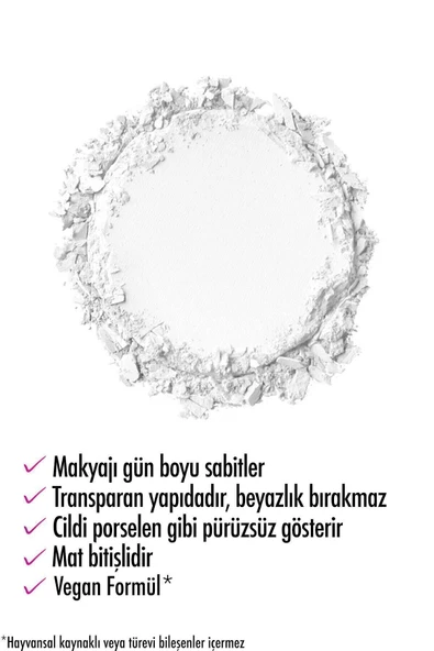 NYX PROFESSİONAL MAKEUP Sabitleyici Transparan Toz Pudra - High Definition Finishing Powder Translucent 8 g - 2