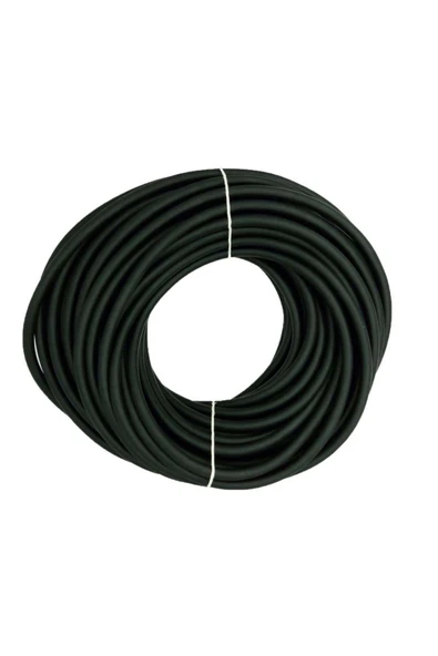 ABLACKS 20 Metre 4.5 MM Benzin Hortumu Topu Siyah
