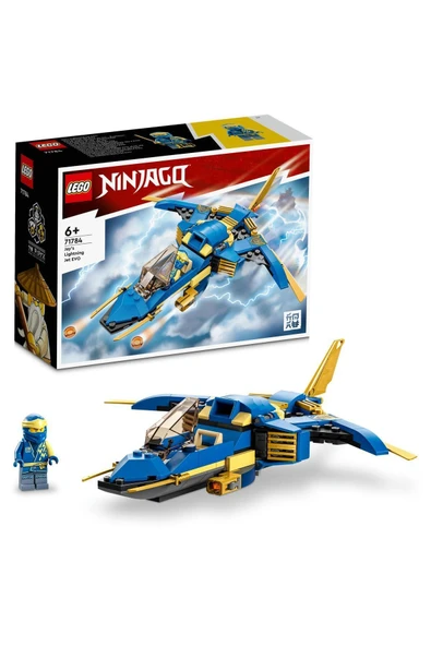 LEGO ® NINJAGO® Jay’in Yıldırım Jeti EVO 71784 - 7 Yaş ve Üzeri için Oyuncak Yapım Seti (146 Parça)
