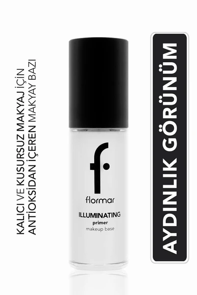 FLORMAR Antioksidan İçeren Aydınlatıcı Makyaj Bazı - Illuminating Primer Make-Up Base - 001 - 8690604164660
