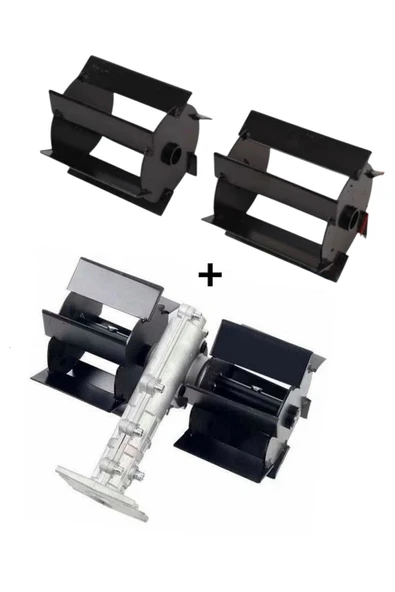 ABLACKS Tırpan Toprak Çapalama Aparatı Sırt – Yan Uyumlu 26MM 9 Diş + Yedek Bıçakları ürün görseli