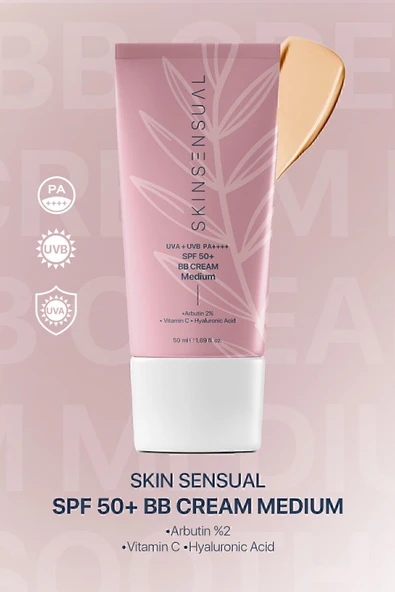 SKİN SENSUAL BB Krem Medium | 50 Spf Uva/Uvb Pa++++ Aydınlık ve Canlılık