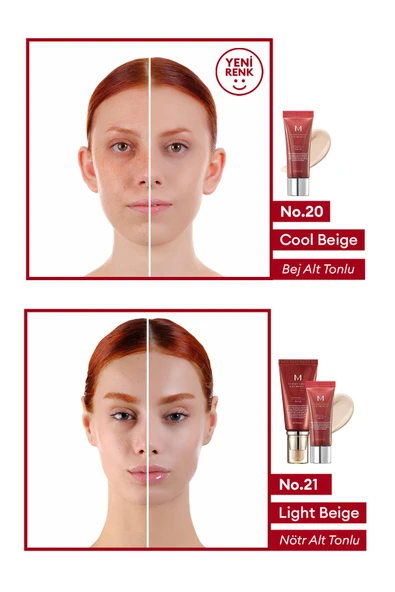 MİSSHA Mükemmel Kapatıcılık Sunan Çok Fonksiyonlu M Perfect Cover BB Cream Ex SPF42/PA+++ No.23 (20ml) - 4