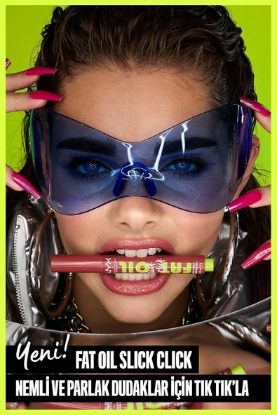 NYX PROFESSİONAL MAKEUP Fat Oil Slick Click Parlatıcı Nemlendirici Nude Tonlu Dudak Balmı - 11 In a Mood - 2