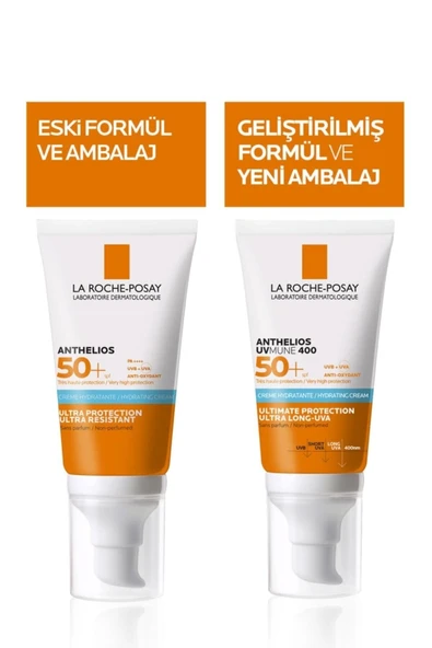LA ROCHE POSAY Anthelios Uvmune Spf 50 Hassas Ciltler Için Yüksek Korumalı Yüz Güneş Kremi - 6