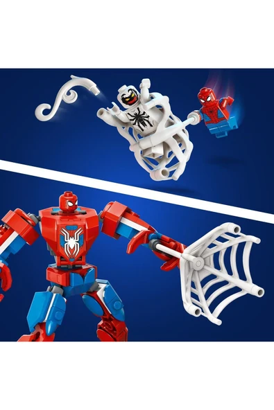 LEGO ® Marvel Örümcek Adam Robotu, Anti Venom’a Karşı 76308 - 6+ Yaratıcı Oyuncak Yapım Seti (107 Pr) - 6