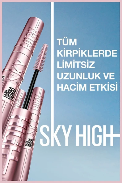 MAYBELLİNE NEW YORK Lash Sensational Sky High Maskara Siyah - 6