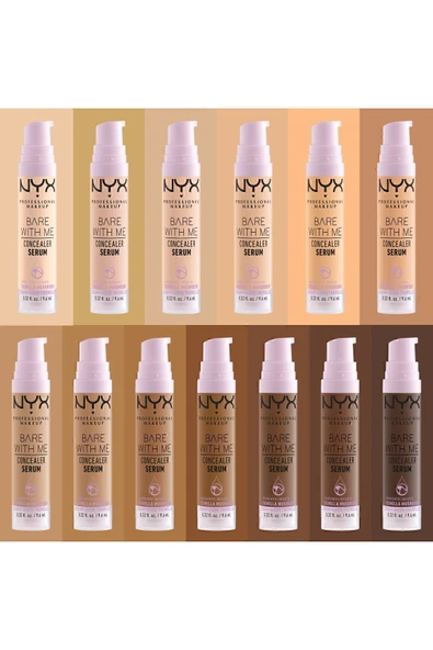 NYX PROFESSİONAL MAKEUP Bare With Me Kapatıcı Serum 03 Vanilla Concealer - 8