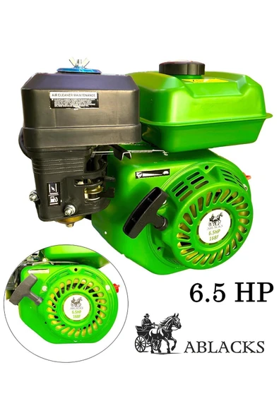 ABLACKS Benzinli Gokart Motor 6.5 Hp 20 Mm (ÇIPLAK MOTOR)