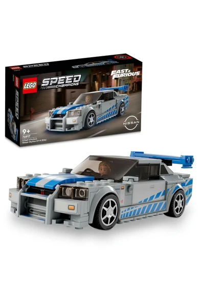 LEGO ® Speed Champions Daha Hızlı Daha Öfkeli Nissan Skyline GT-R 76917- 9+ Oyuncak Seti (319 Pr)