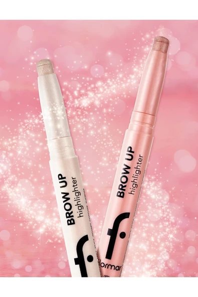 FLORMAR Asansörlü Aydınlatıcı Kaş Kalemi Gümüş -brow Up Highlighter Pencil-001 Diamond-8682536072434 - 7
