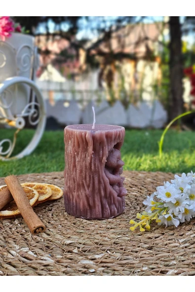 Bal Kütüğü Temalı Dekoratif Hediyelik Kokulu Mum - 2