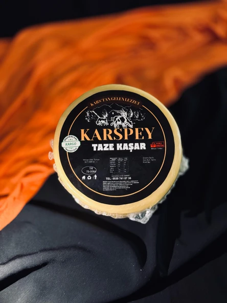 KARSPEY Tam Yağlı Kars Taze Kaşar Peyniri 1 kg - 2