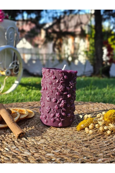 Doğanın Örgüsü Sarmaşık Temalı Dekoratif Hediyelik Kokulu Mum