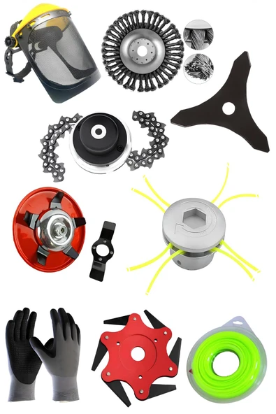 ABLACKS Tüm Tırpanalara Uyumlu Ultra Lüks 9’Lu Bahçivan Seti ürün görseli