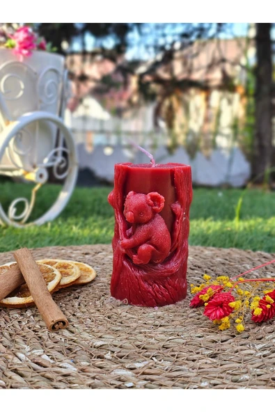 Koala Rüyası Temalı Dekoratif Hediyelik Kokulu Mum