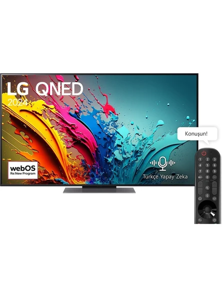 LG 55QNED86T6A 4K Ultra HD 55" 140 Ekran Uydu Alıcılı webOS Smart QNED TV