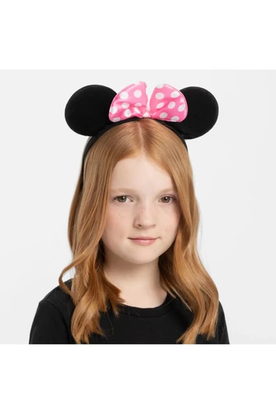 Pembe Fiyonklu Minnie Mouse Tacı